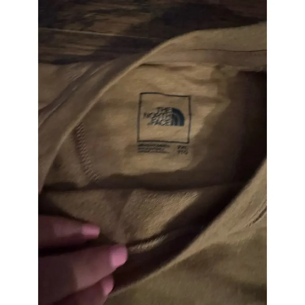 The North Face Shirt Mens Brown Long Sleeve Crew Neck Soft Stretch XXL